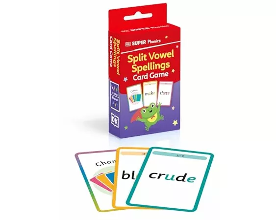 DK Super Phonics Split Vowel Spellings Card Game