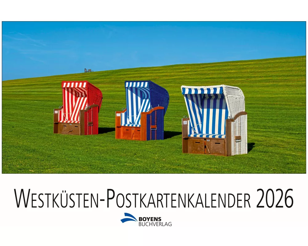 Westküsten-Postkartenkalender 2026