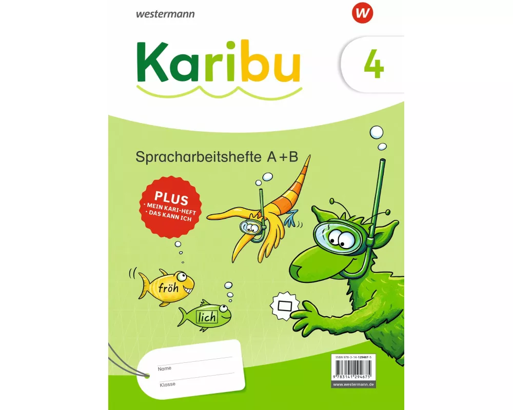 Karibu. Spracharbeitshefte 4 Druckschrift mit Diagnoseheft
