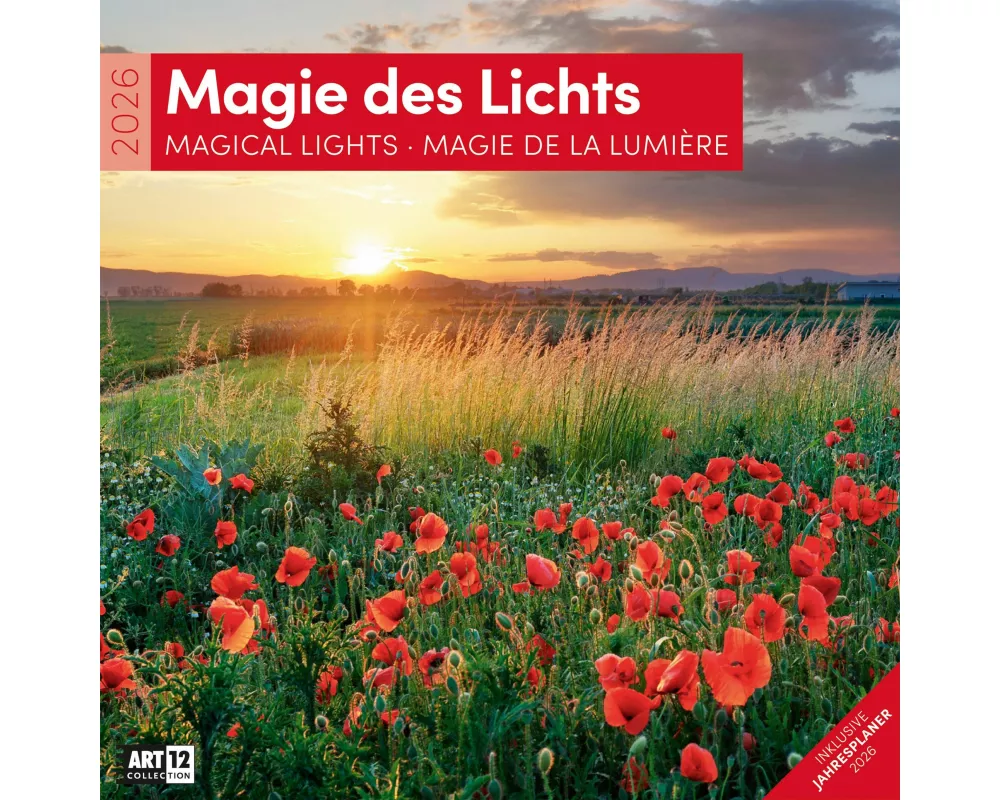 Magie des Lichts Broschürenkalender 2026 - 30x30 - Art12
