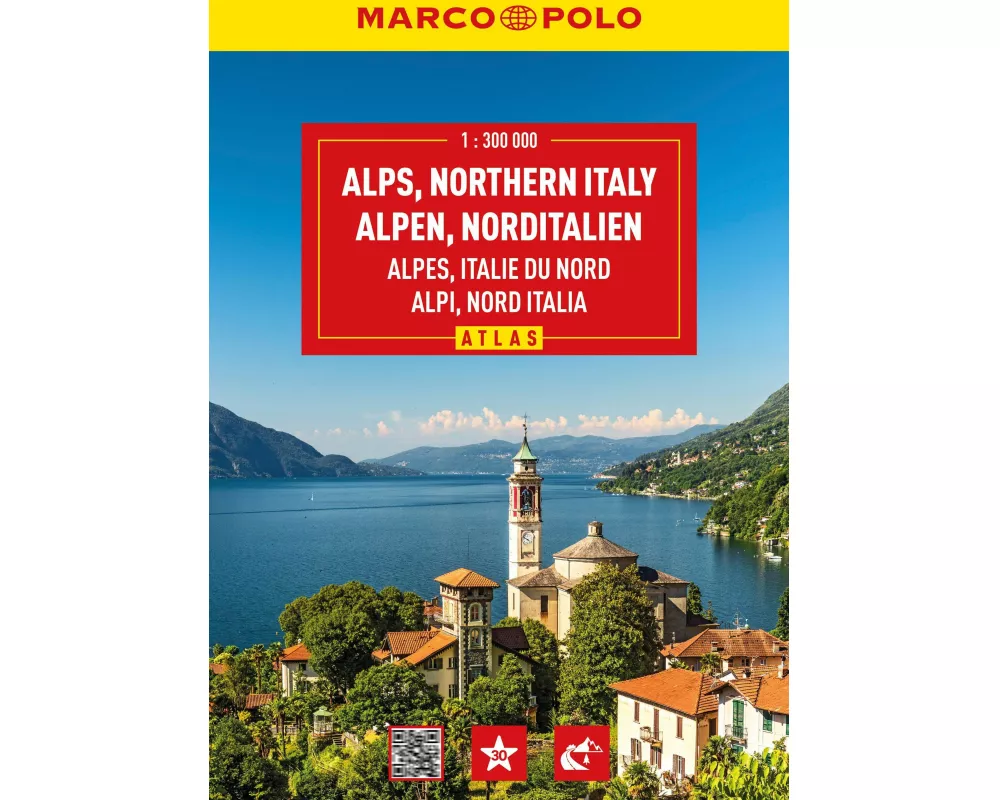 MARCO POLO Reiseatlas Alpen, Norditalien 1:300.000