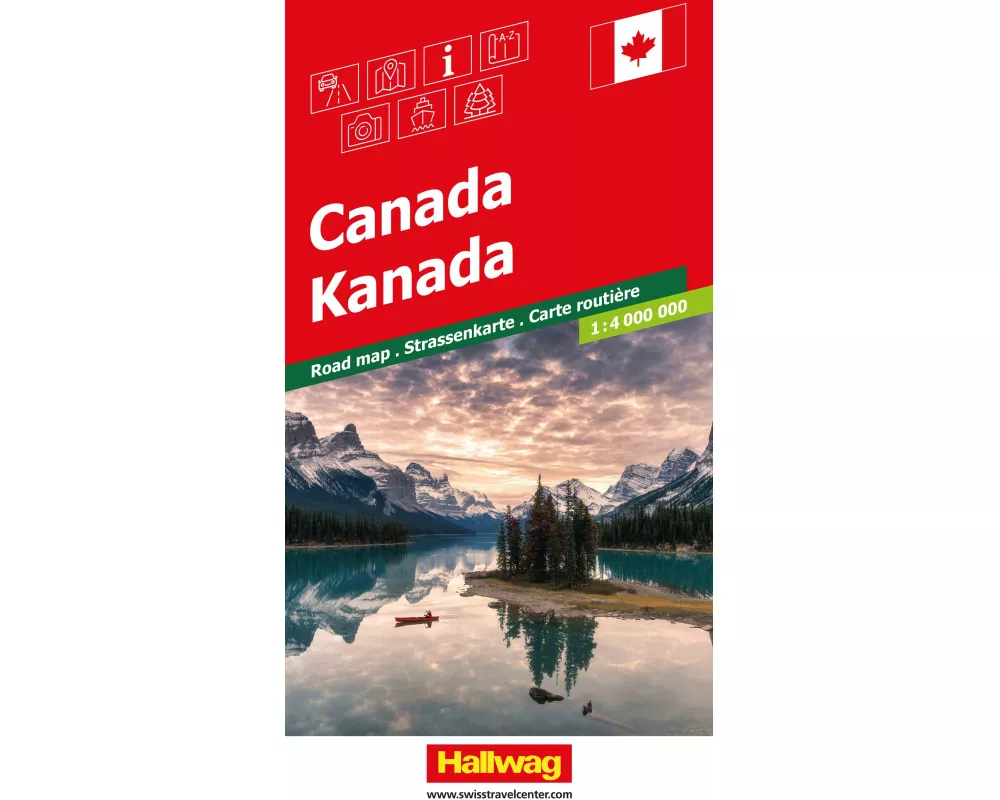 Hallwag Strassenkarte Kanada 1:4 Mio
