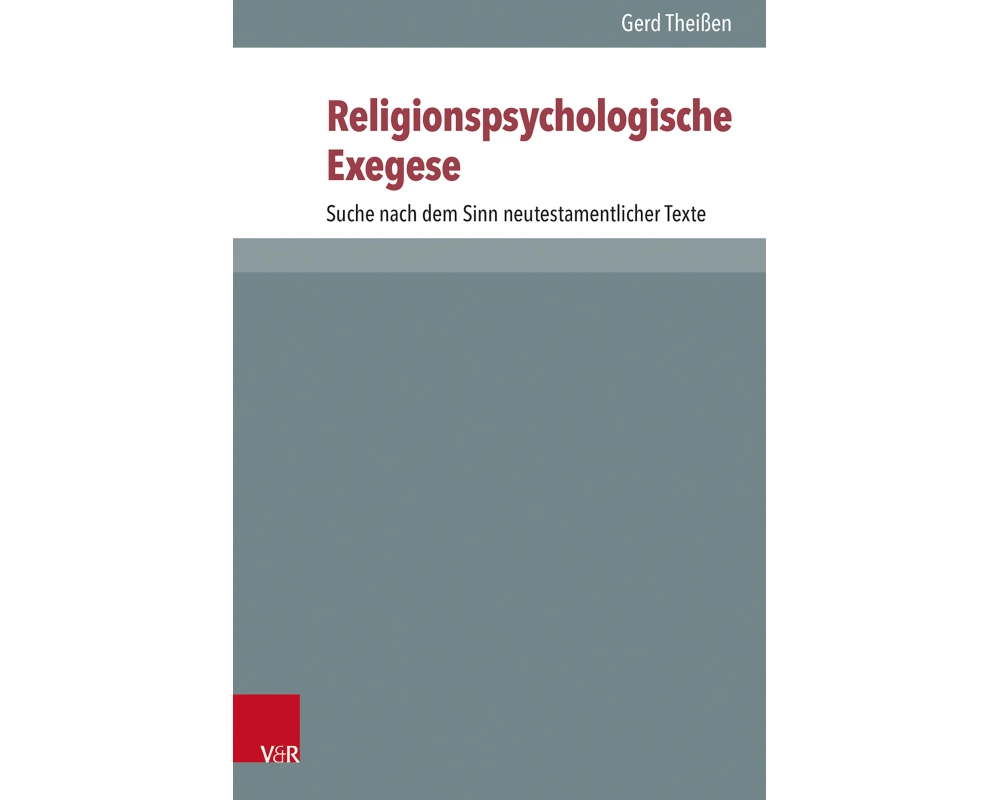 Religionspsychologische Exegese