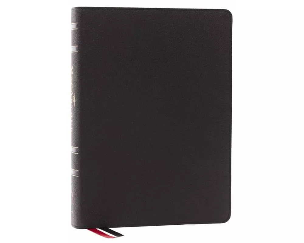 LSB, MacArthur Study Bible, Black Genuine Leather, Comfort Print