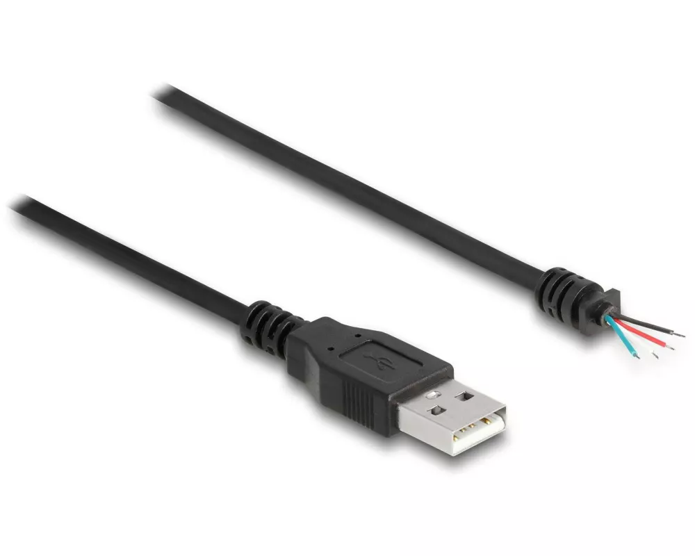Delock USB-Kabel ohne Stecker USB-A - Offen 1 m