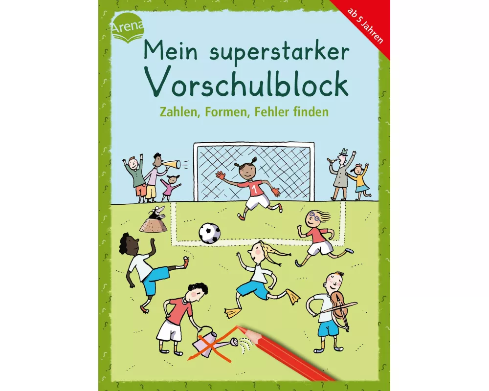 Mein superstarker Vorschulblock. Zahlen, Formen, Fehler finden