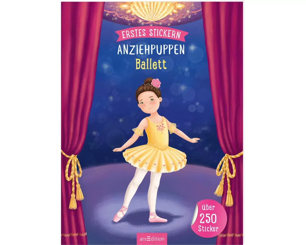 Erstes Stickern Anziehpuppen – Ballett
