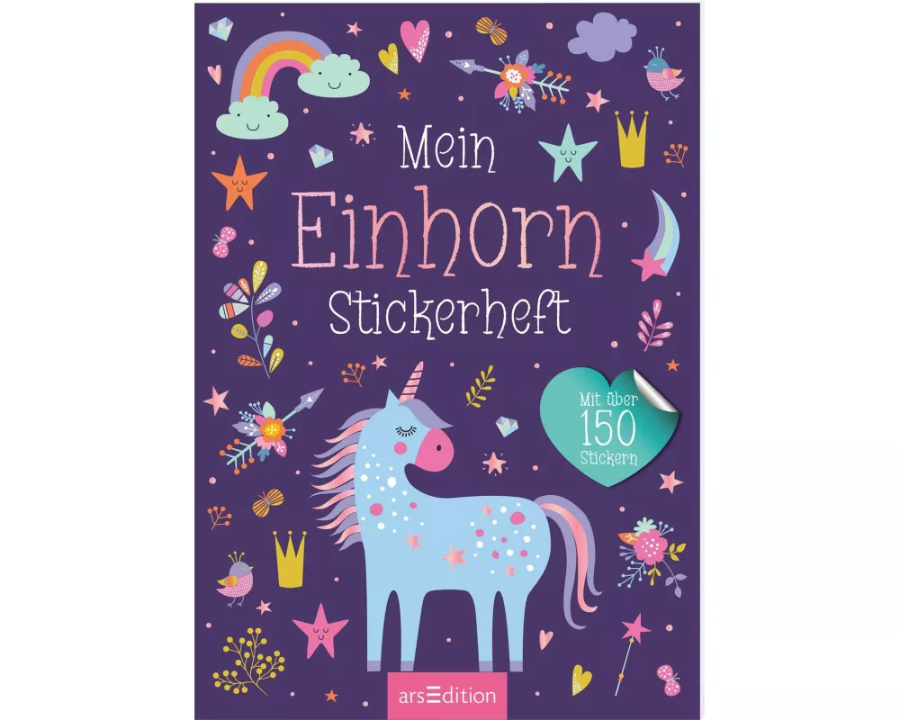 Mein Einhorn-Stickerheft