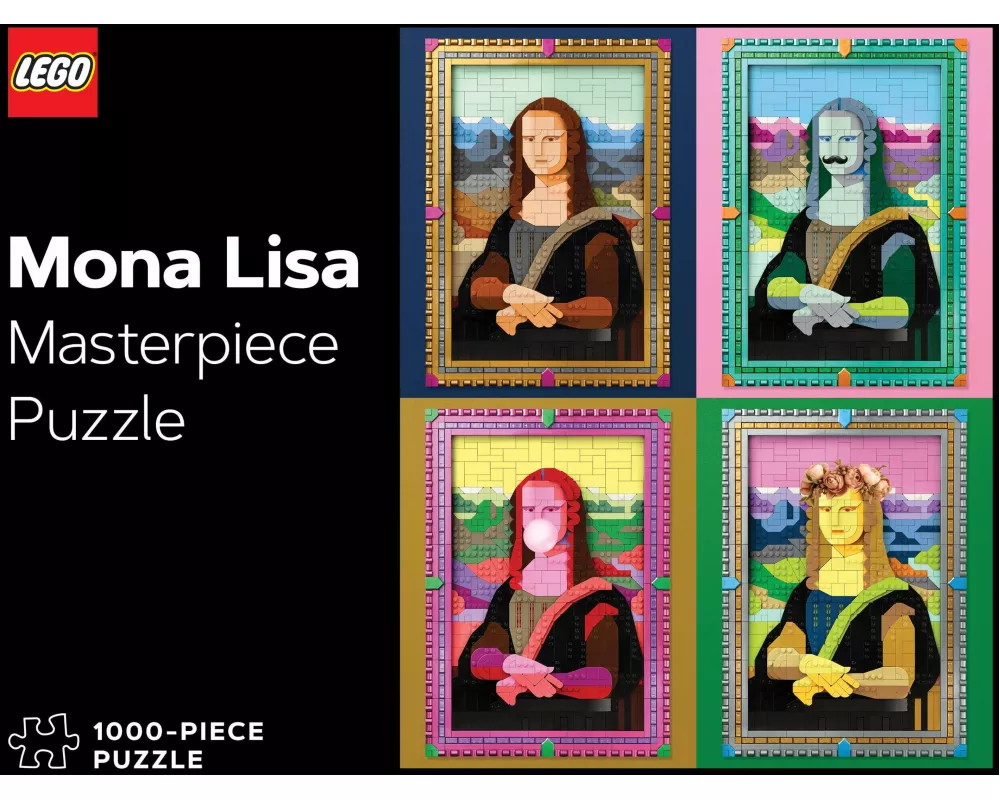 LEGO Masterpiece Puzzle: Mona Lisa 1000-Piece Puzzle