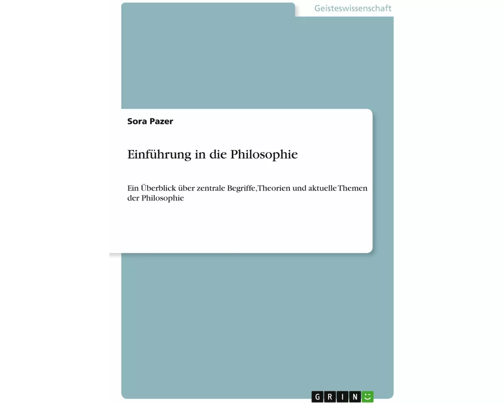 Einführung in die Philosophie