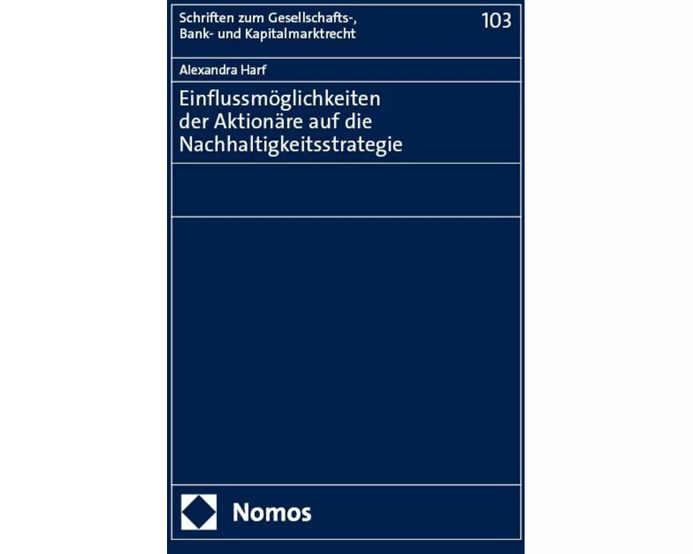 Einflussmöglichkeiten der Aktionäre auf die Nachhaltigkeitsstrategie