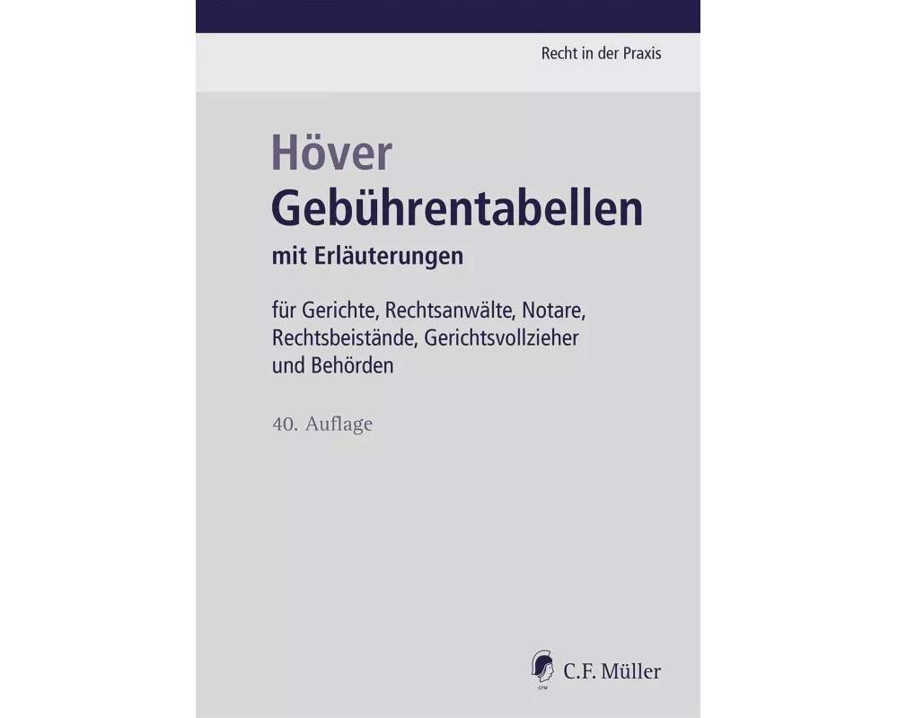 Gebührentabellen