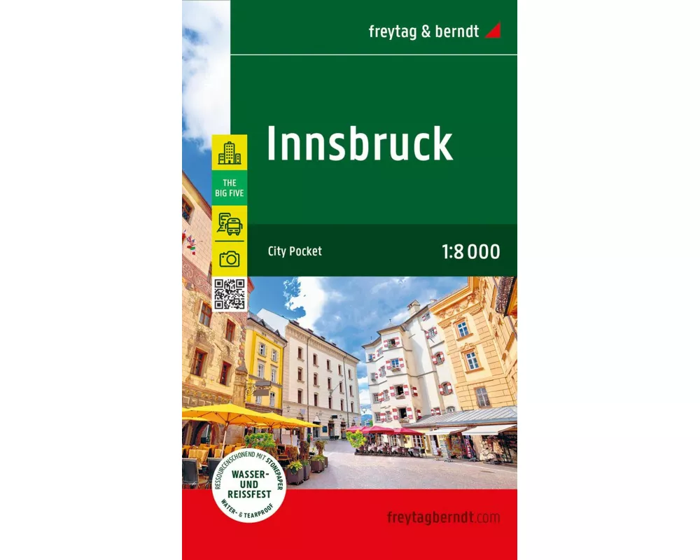 Innsbruck, Stadtplan 1:8.000, freytag & berndt