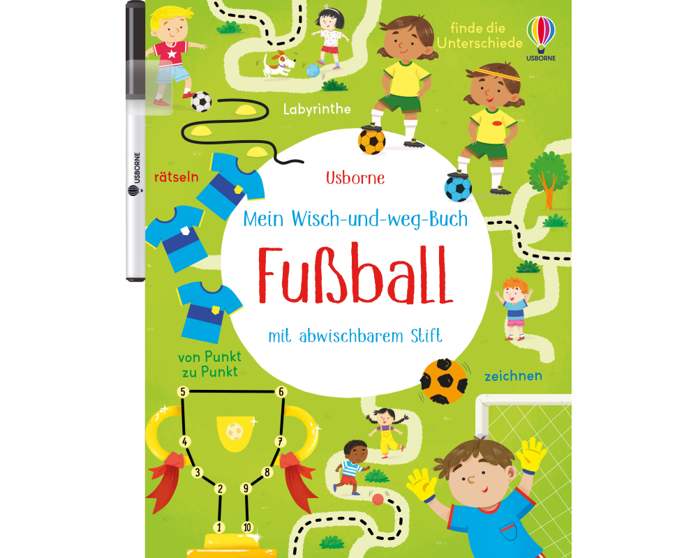 Mein Wisch-und-weg-Buch: Fußball