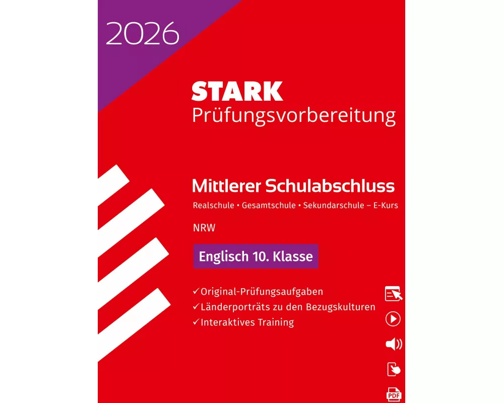 STARK Englisch E-Kurs - Mittlerer Schulabschluss (MSA) 2026 NRW - Prüfungsvorbereitung
