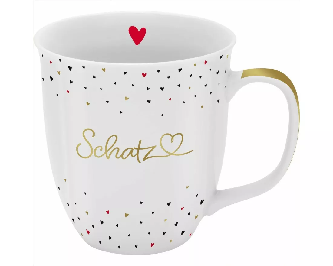 Tasse mit Motiv "Schatz"