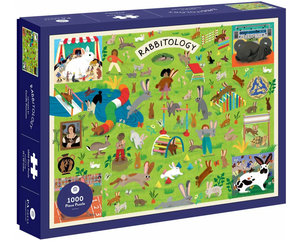 Rabbitology 1000 Piece Puzzle