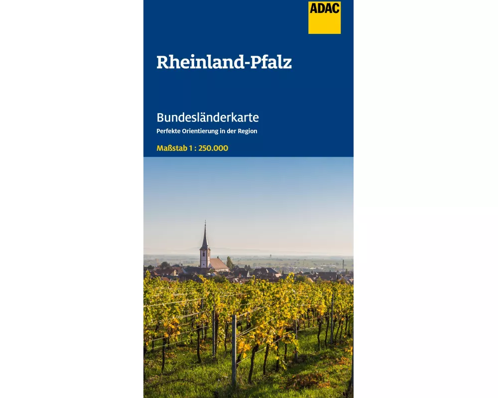 ADAC Bundesländerkarte Deutschland 10 Rheinland-Pfalz, Saarland 1:250.000