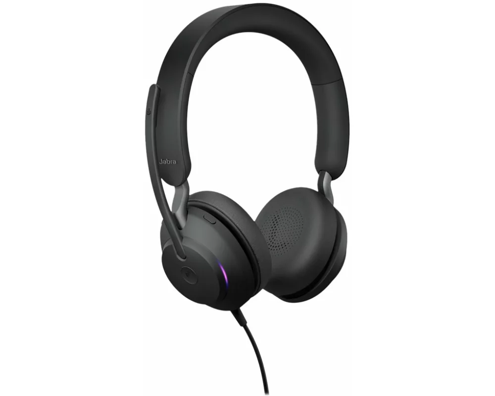 Jabra Headset Evolve2 40 SE Duo MS Schwarz, USB-C