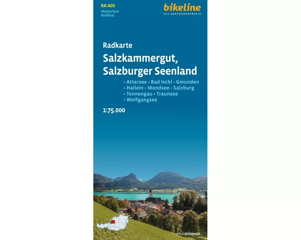 Radkarte Salzkammergut - Salzburger Seenland (RK-A05)
