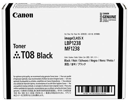 CANON Toner schwarz T08-BK I-SENSYS X 1238 11'000 S.
