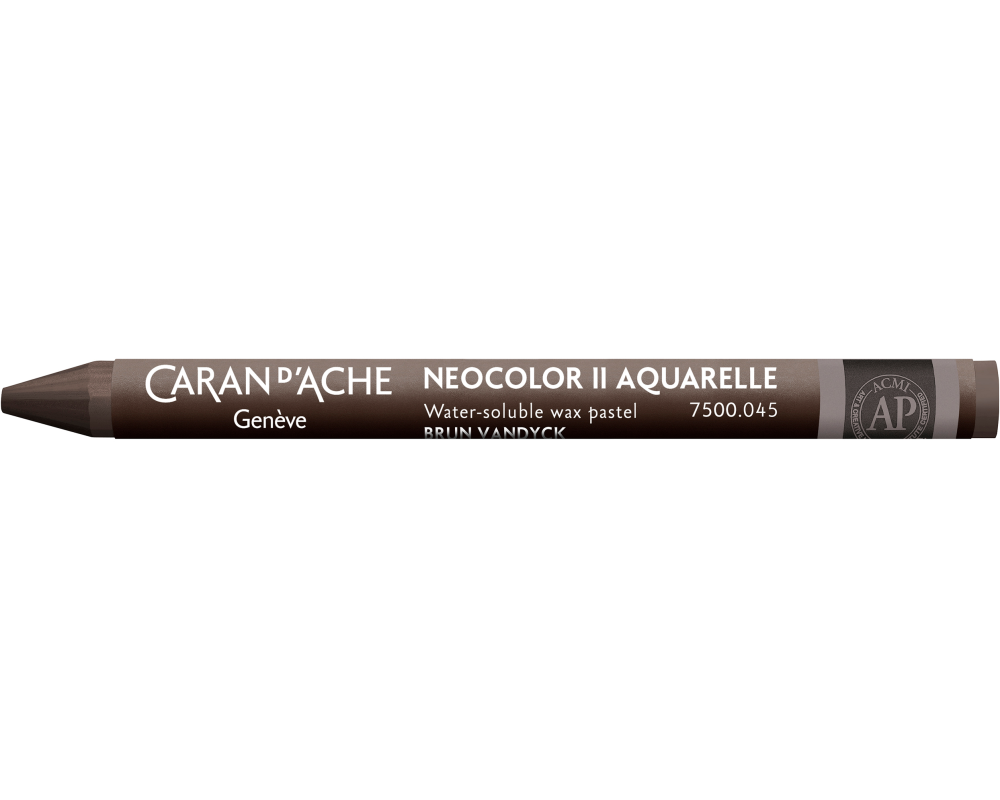 CARAN D'ACHE Wachsmalkreide Neocolor II 7500.045 vandyckbraun