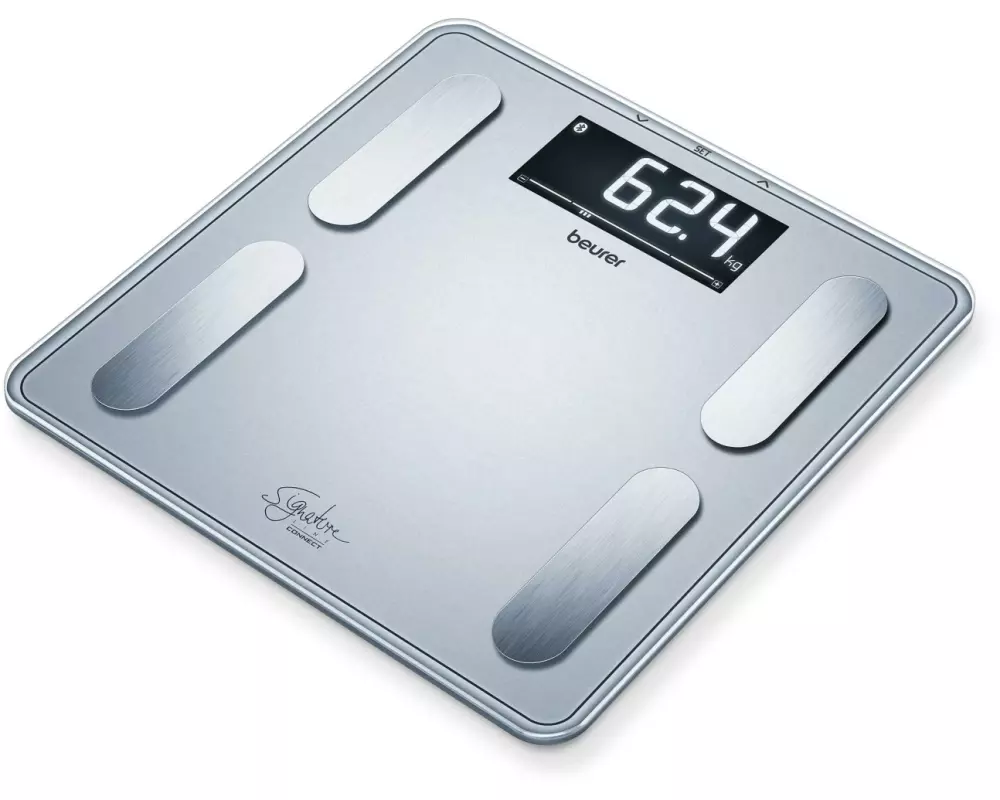 Beurer Körperanalysewaage BF 405 Signature Line, Silber