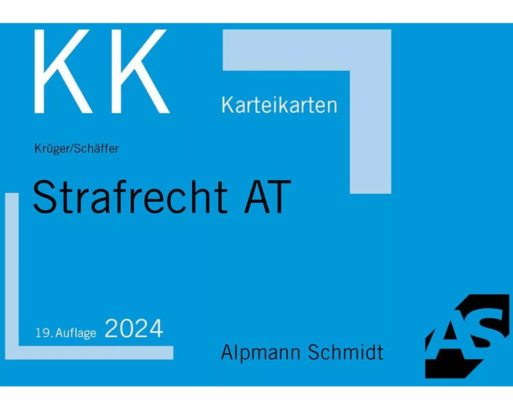 Karteikarten Strafrecht Allgemeiner Teil