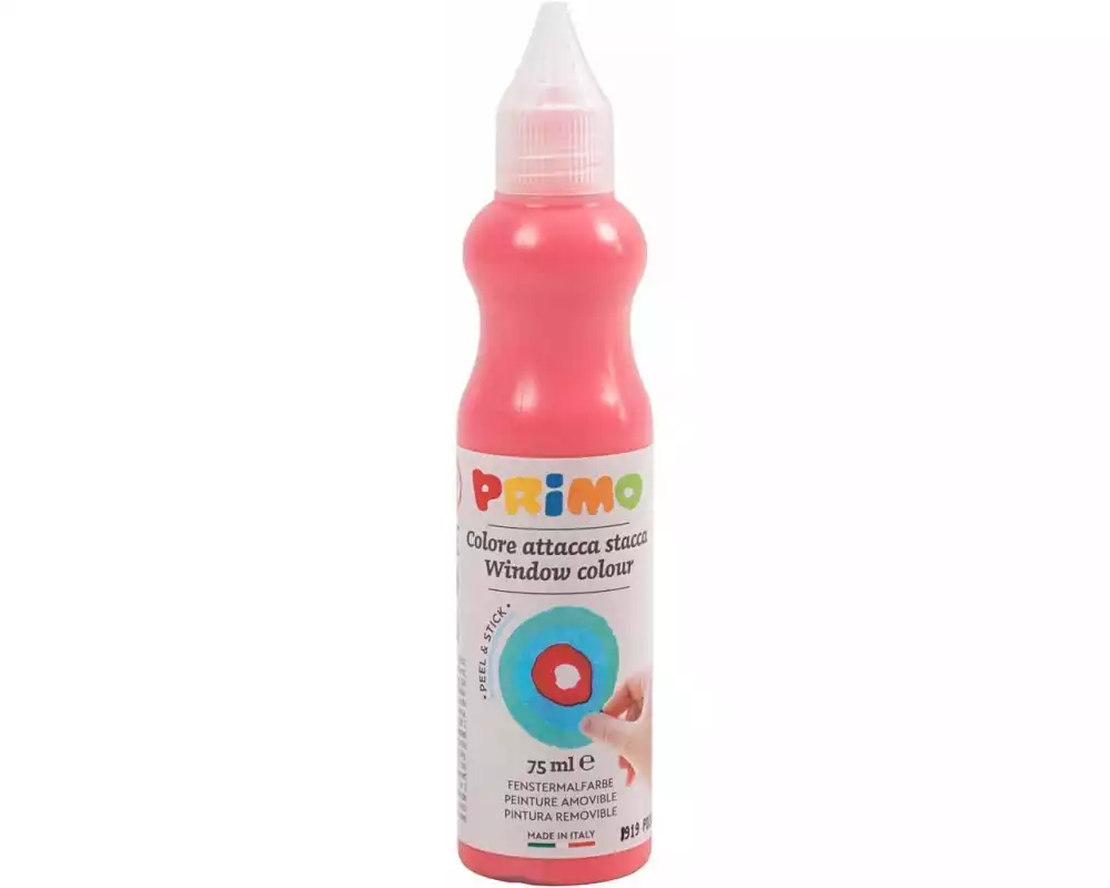 Primo Fensterfarbe, T 3.2 cm, Rot, 75 ml/ 1 Fl. 75 ml, Zinnober