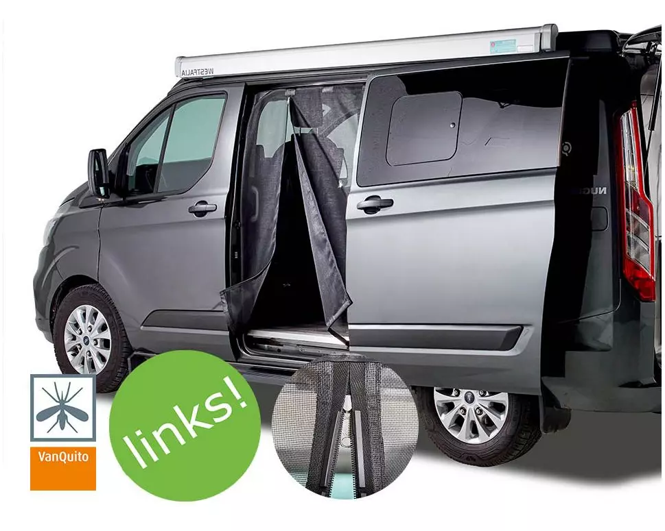 Van Quito Moskitonetz Schiebetür Magnet links Ford Nugget/Custom