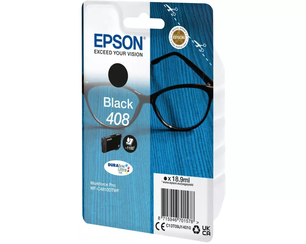 Epson Tinte 408 / C13T09J14010 Black