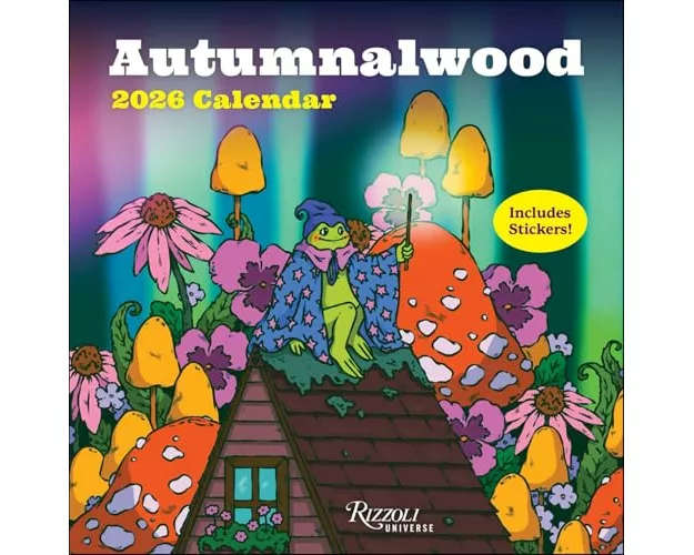 Autumnalwood 2026 Wall Calendar (Includes Stickers)