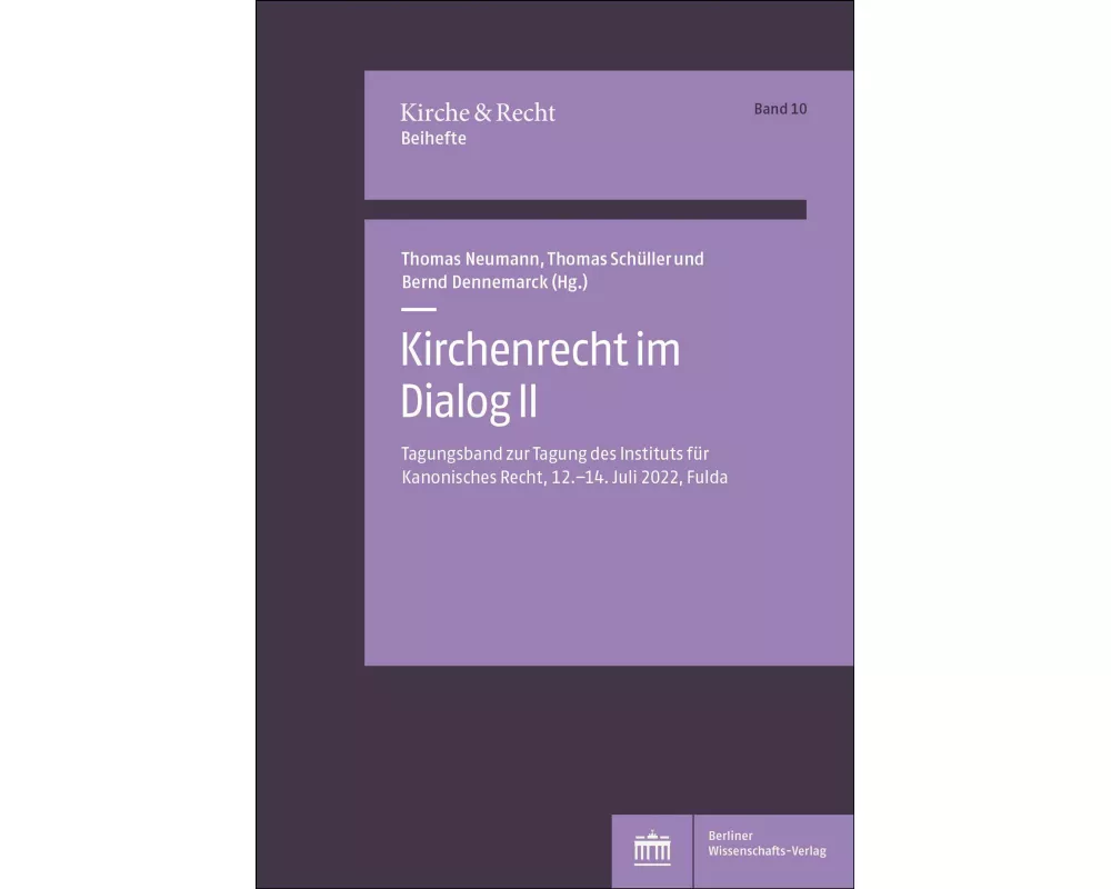 Kirchenrecht im Dialog II