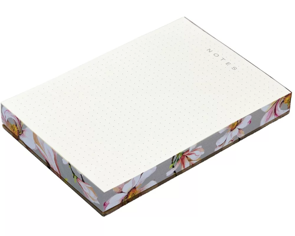 Trendform Notizblock mit Farbschnitt Magnolie A5, Dot, Mehrfarbig