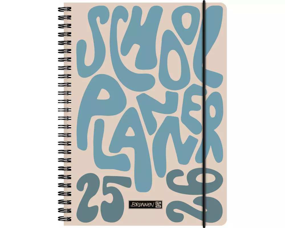 BRUNNEN Schülerkalender (2025/2026) "Bubble Planner", 2 Seiten = 1 Woche, A5, 208 Seiten, PP-Umschlag, mehrfarbig