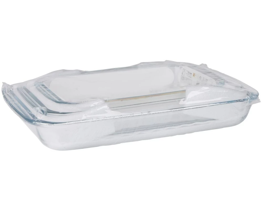 alpina Auflaufform-Set Eckig, Transparent