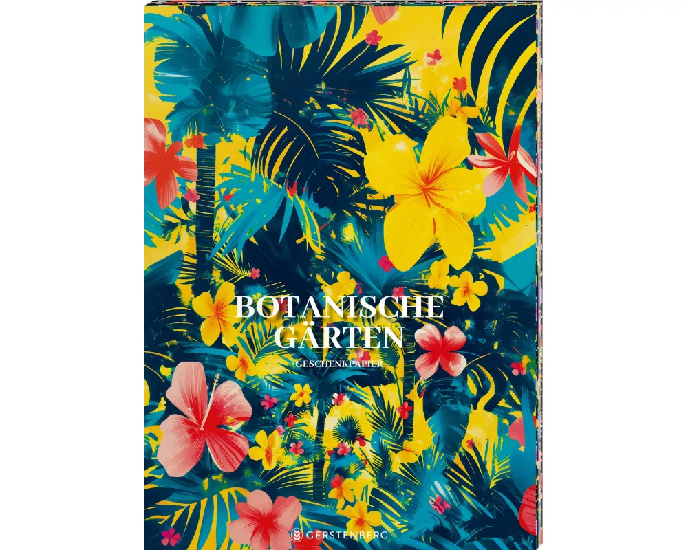 Geschenkpapier-Heft Botanische Gärten