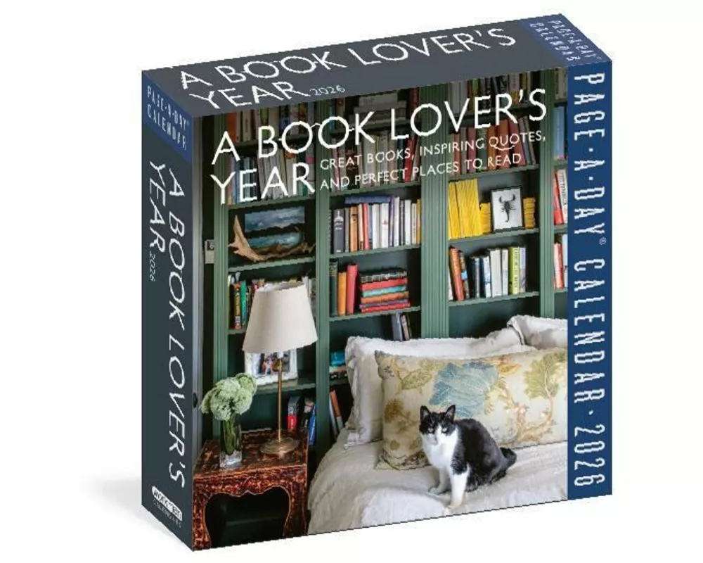A Book Lover's Year Page-A-Day Calendar 2026