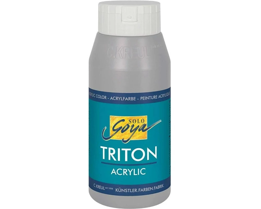 Kreul Acrylfarbe Triton Acrylic Liquid Neutralgrau 750 ml