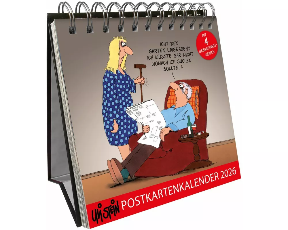 Uli Stein Postkartenkalender 2026