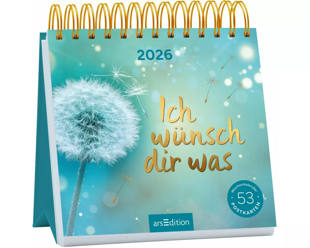 Postkartenkalender Ich wünsch dir was 2026