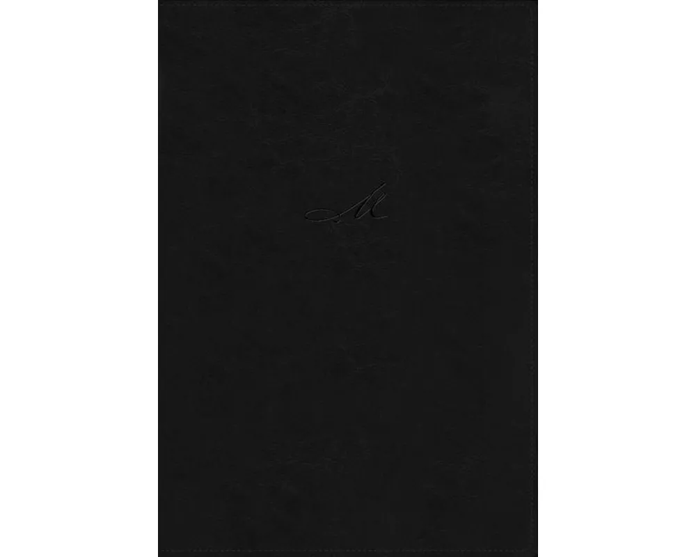 NBLA, Biblia de Estudio MacArthur, Leathersoft, Negro, Interior a dos colores, Comfort Print