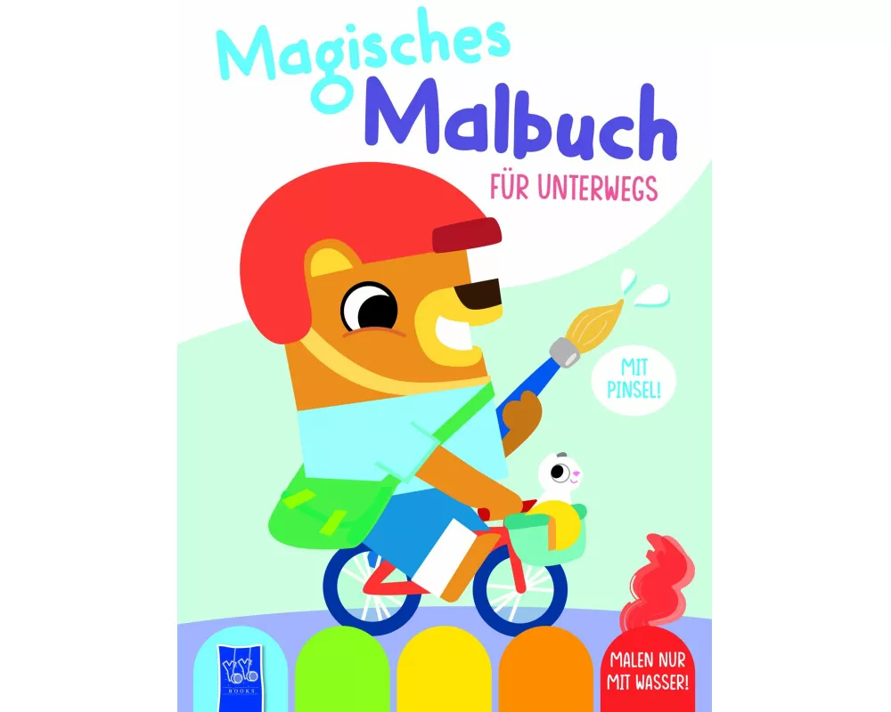 Magisches Malbuch für unterwegs - Cover Bär