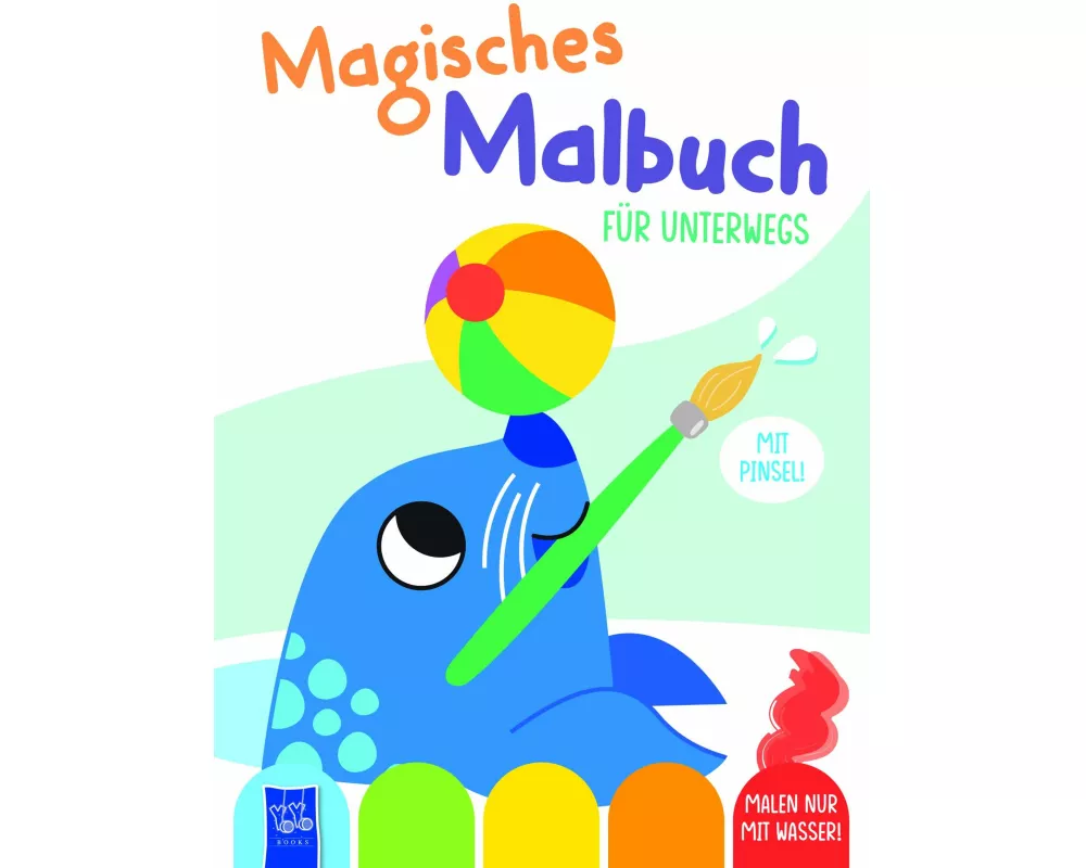Magisches Malbuch für unterwegs - Cover Seelöwe