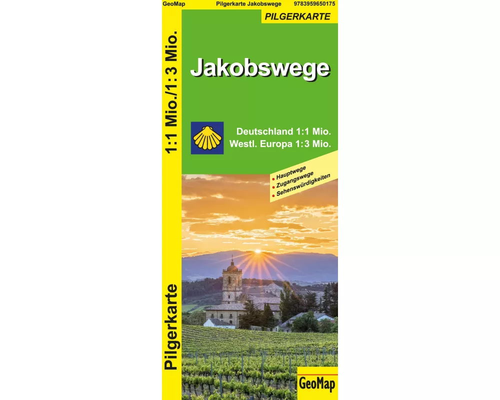 Jakobswege Deutschland und westliches Europa