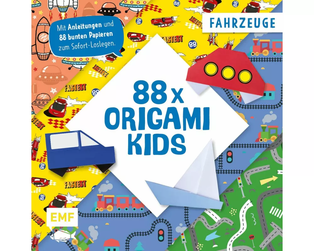 88 x Origami Kids – Fahrzeuge