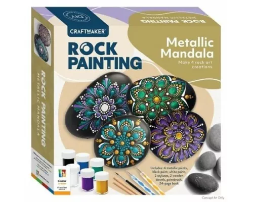 Craft Maker Paint Your Own Metallic Rocks