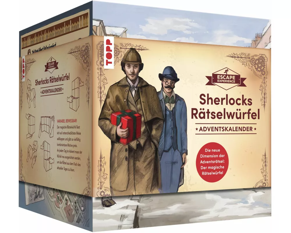 Escape Experience Adventskalender – Der magische Rätselwürfel: Sherlock Holmes und das mysteriöse Geschenk