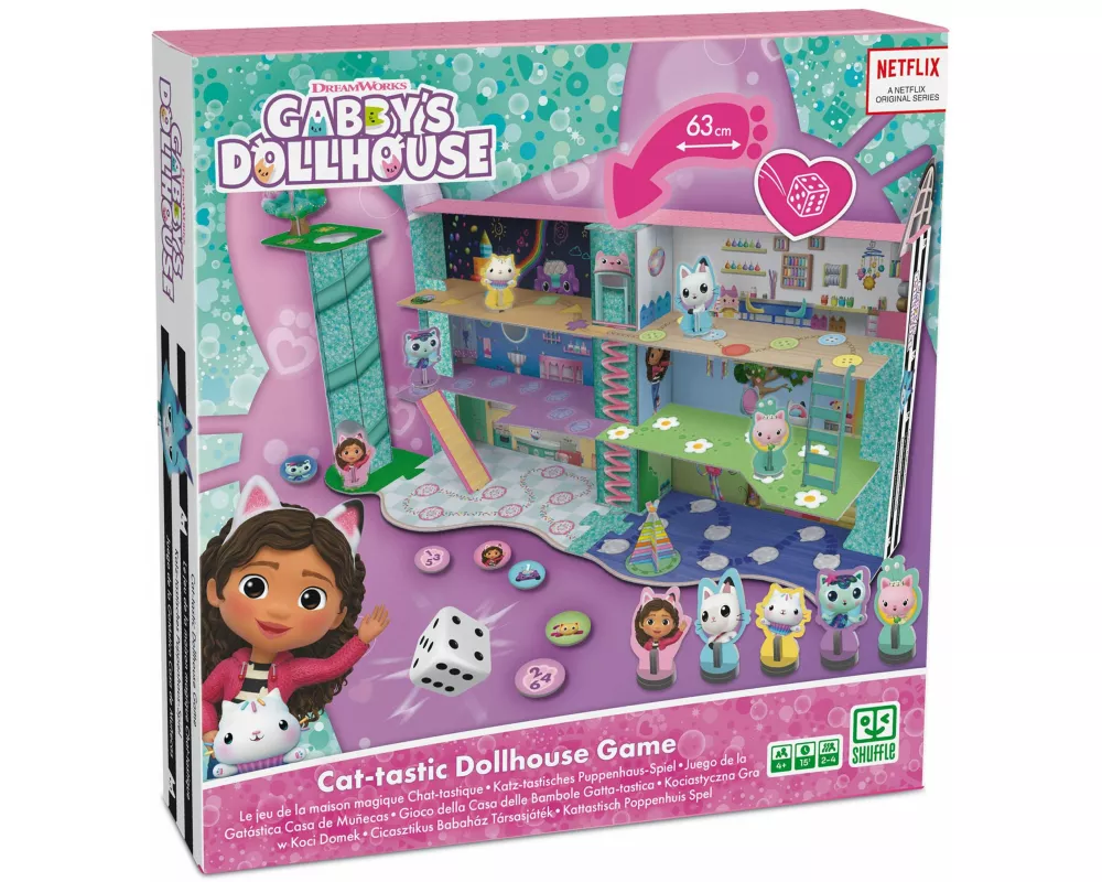 FSCGabby´s Dollhouse - das katz-tastische Puppenhaus-3D Brettspiel