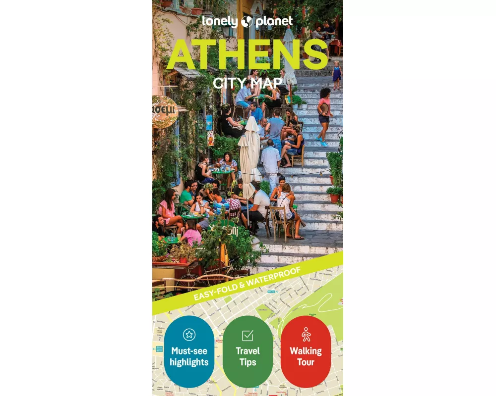 Lonely Planet Athens City Map